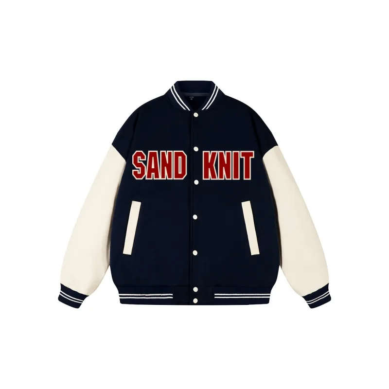 SandKnit Baseball Jacket Unisex-15