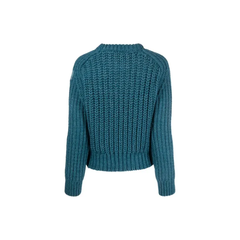 PARAJUMPERS Deanna Logo-patch Chunky-knit Jumper-1