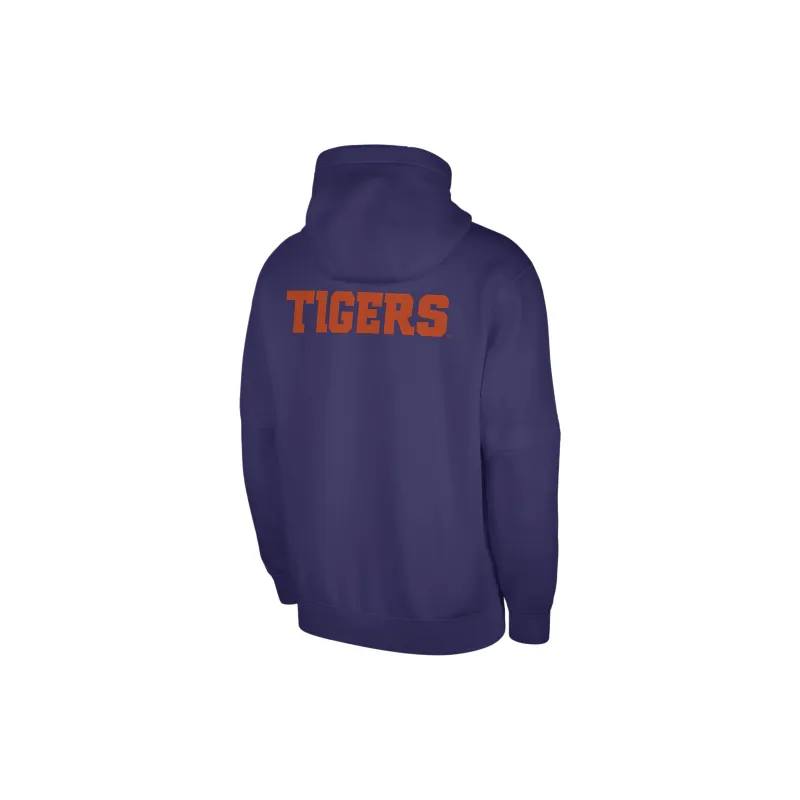 Nike Clemson Club Fleece Sweatshirt Men's Dark Purple-1
