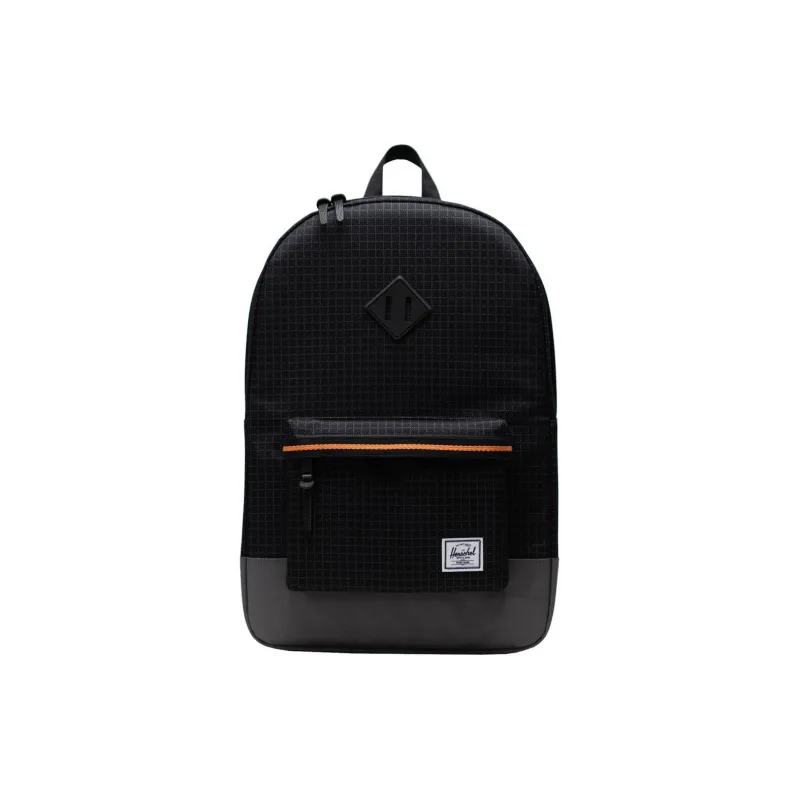 Herschel Polyester Laptop Backpack Large Size Unisex Black-3