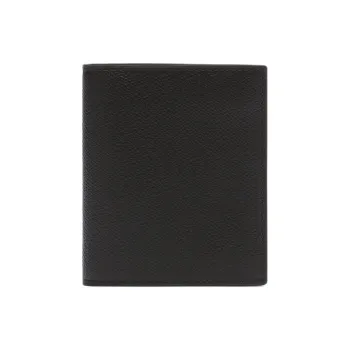Valextra Millepunte Calfskin Wallet Women's Black