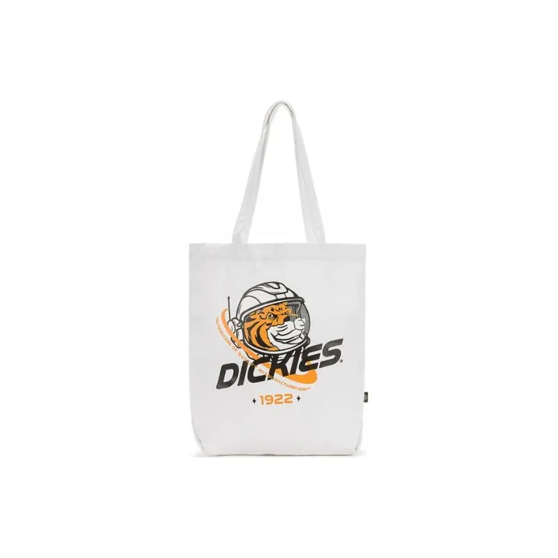 Dickies Fabric Tote Bag Shopping Bag Handbag Shoulder Bag Regular Unisex White-0