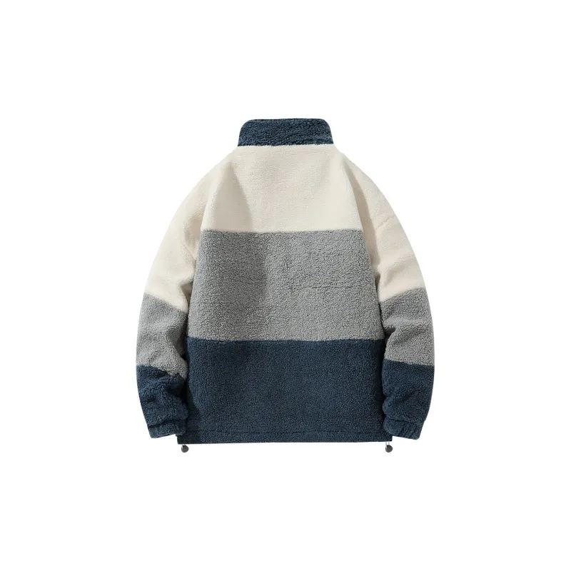 GROGNAK Panelled And Zippered Design Unisex Jacket-10