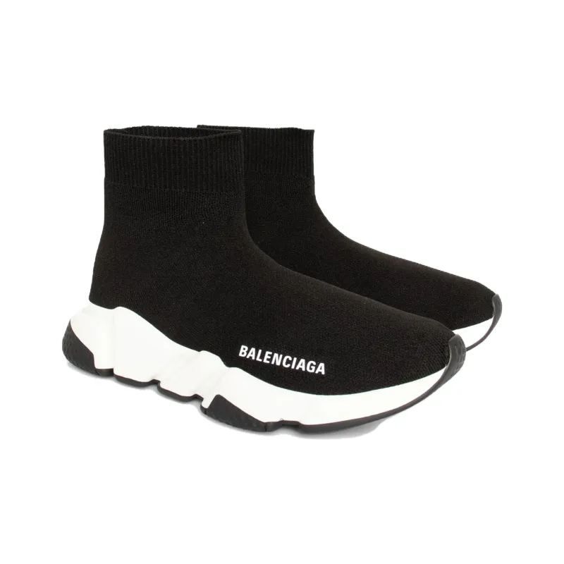 Balenciaga Speed Sneaker Black White Sole Women's-2