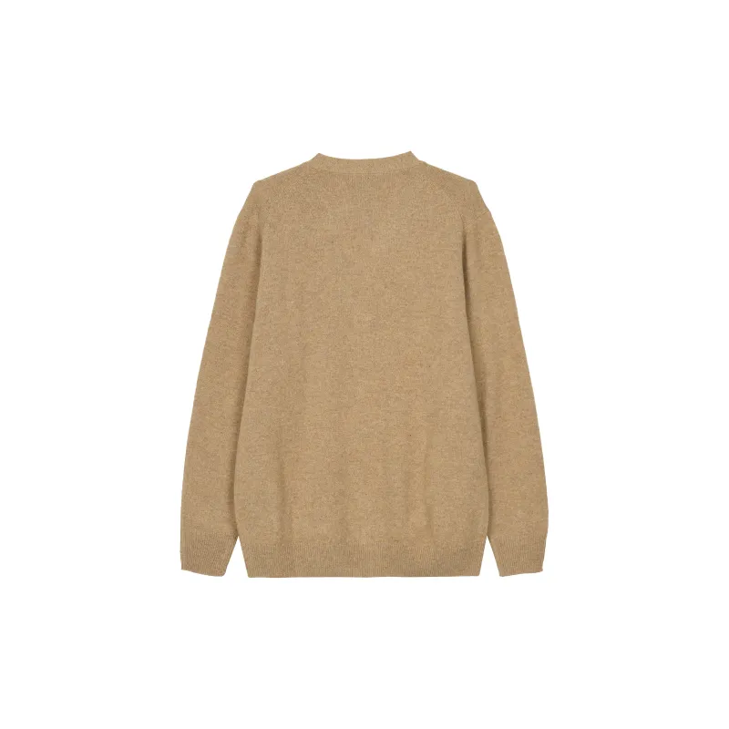 UNIQLO Knitwear Unisex Dark Beige-1