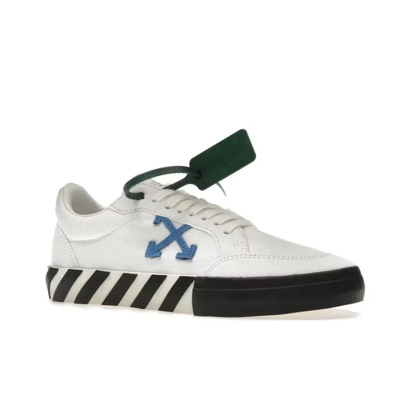 OFF WHITE Low Vulcanized Canvas White Blue-1