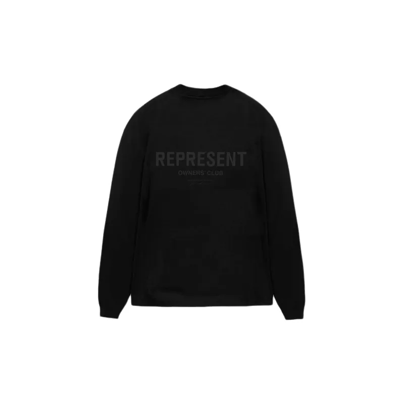 REPRESENT Represent Owners Club Long Sleeve T-Shirt T-Shirt Men's Black-1
