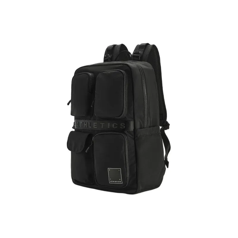 FILA Fitness Series Textile Nylon Backpack Extra Small Men's Pitch Black-1