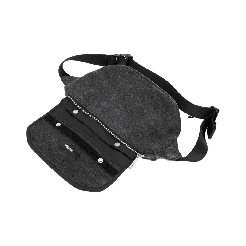 LiNing Vital Series Cotton Sling Bag Regular Unisex Black-4
