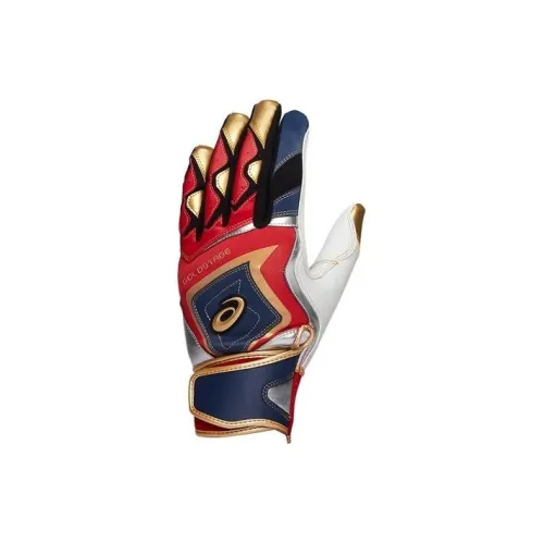 Asics Baseball Gloves Hitting Gloves Other Unisex Red/Navy