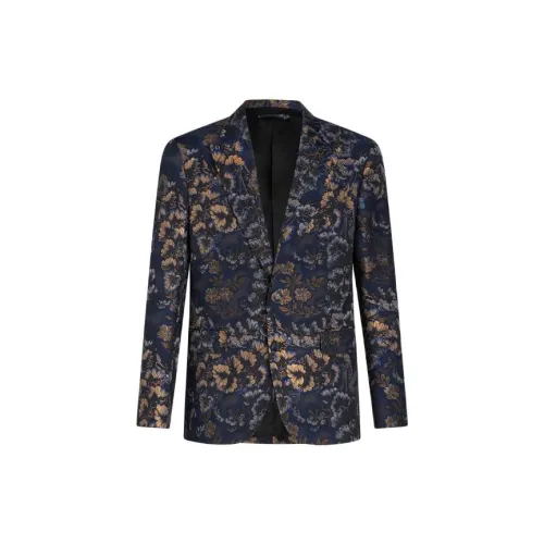 ETRO Jackets Men Navy