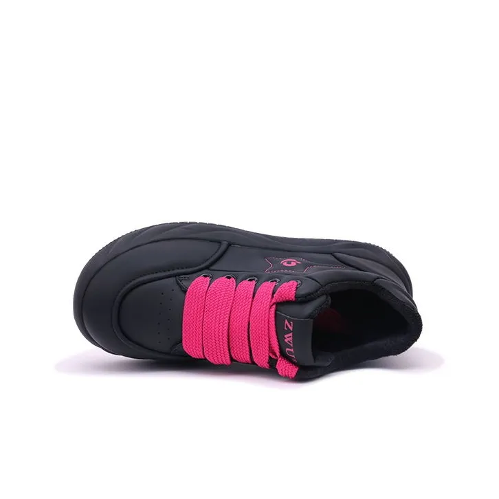 CAI CHI Warm Mid Top Skateboard Shoes Women's-3