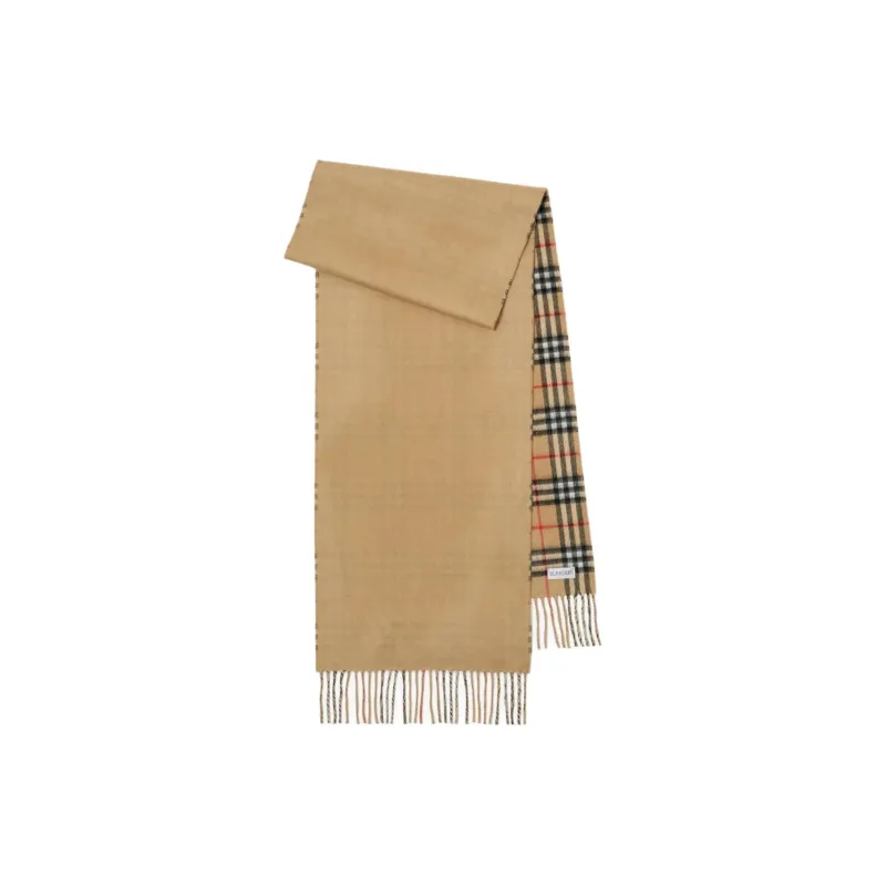 Burberry Checked Fringed Edge Scarf-2