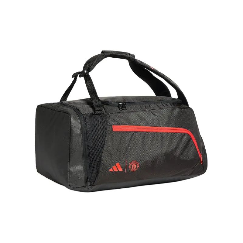 Adidas Polyester Backpack Handbag Regular Unisex Black Red-1