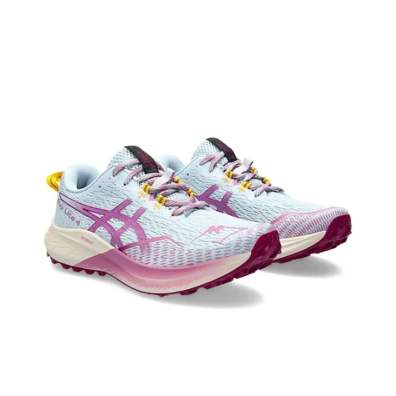 Asics Fuji Lite 4 Light Blue Blackberry Women's-2