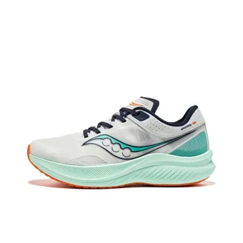 Saucony Slay Cushioning Wear Resistant Low Top Marathon Running Shoes Unisex White Green