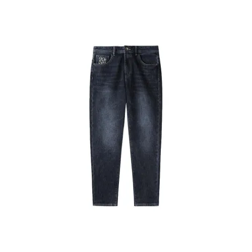 KIKC Jeans Men Dark Blue