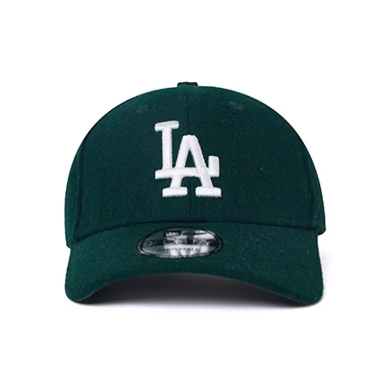 New Era Sheep Wool Acrylic Polyamide Polyester Baseball Caps Unisex Dark Green-1