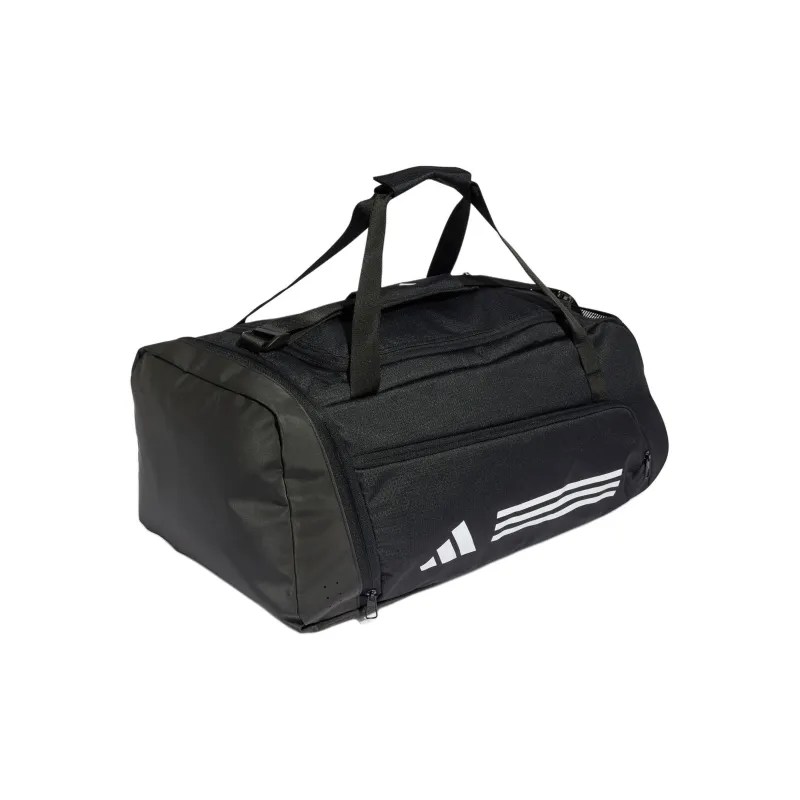 Adidas Essential Recycled Material Handheld Gym Bag Large Size Unisex Black & White-1
