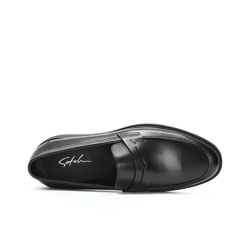 Satchi Loafers 3.5CM Men's Black-3