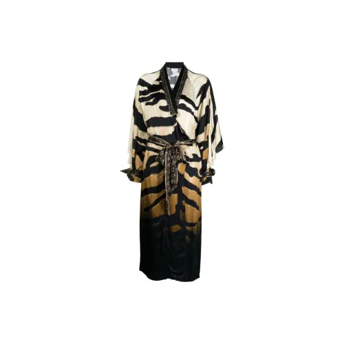 CAMILLA Zebra-print Kimono Coat