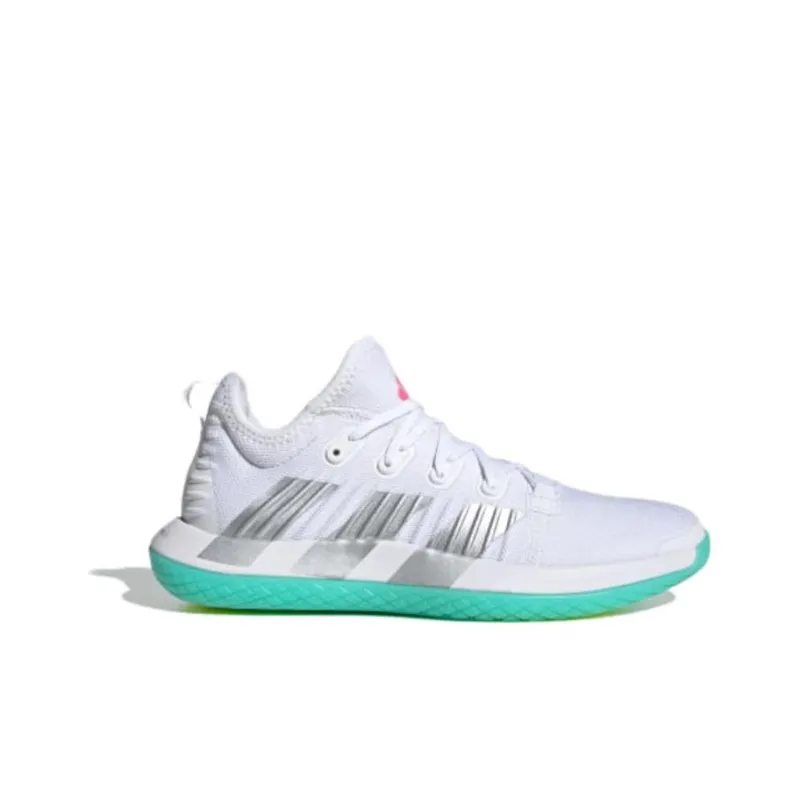 Adidas Stabil Next Gen Handball Cloud White Silver Metallic Lucid Pink Women's-1