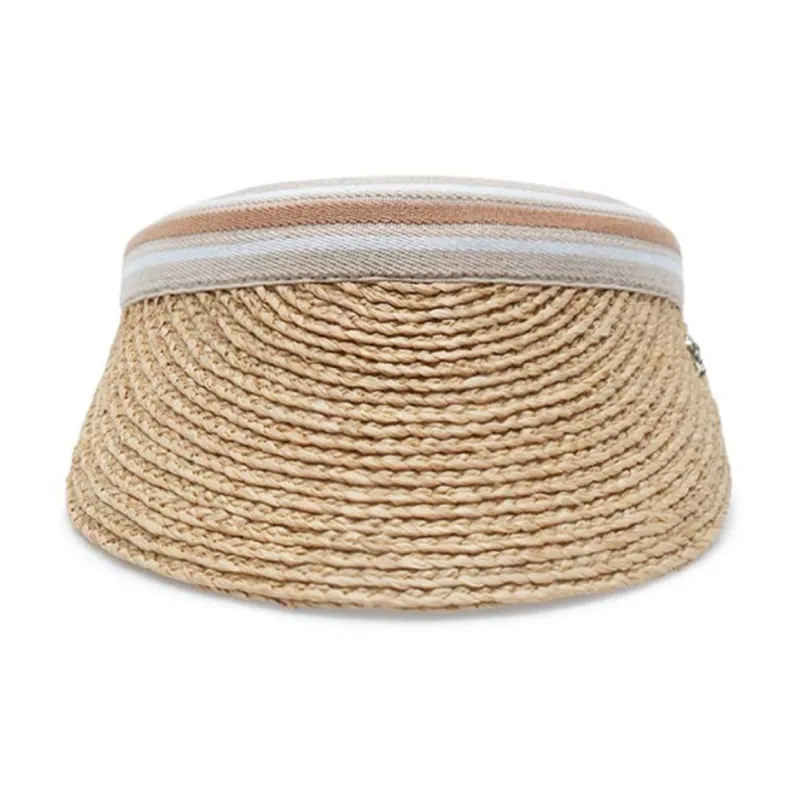 HELEN KAMINSKI Raffia, Cotton Elastane, Polyester Sun Protection Hats Unisex Light Umber-0