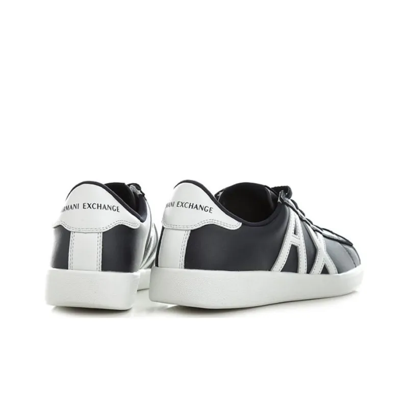 ARMANI EXCHANGE Low-Top Skateboard Shoes Men's Navy-3