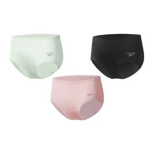 Reebok Underpants Women's 3 Pack Black+Gray Green+Light Pink
