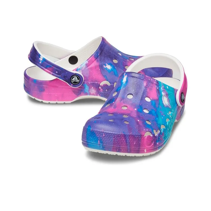 Crocs Classic Clog Beach Sandals Unisex White Multicolor-2