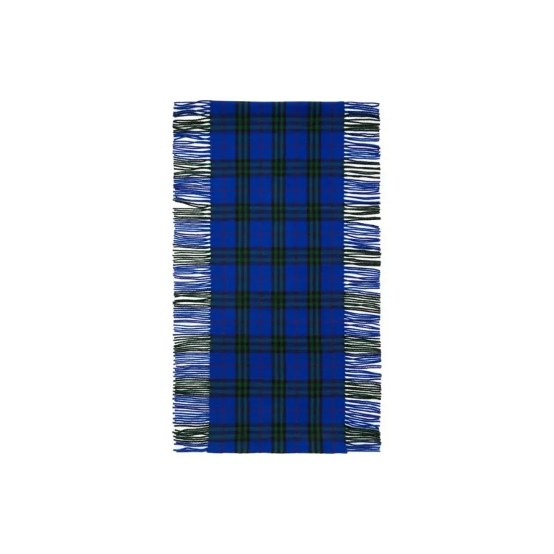 Burberry Check Pattern Fringed Edge Scarf-2