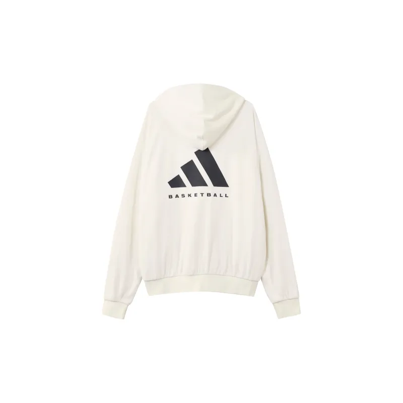 Adidas Originals Adidas Basketball  Chapter 02 Sweatshirts Unisex White-1