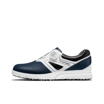 PGM Slip-Resistant Low-Top Golf Shoes Men's Navy Blue