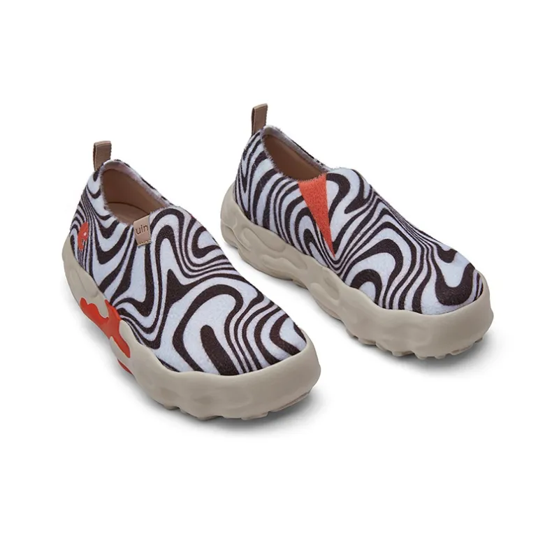 U.IN Painted Travel Shoes Toledo 13 Color Flow Collection Low-Top Casual Shoes Women's-1