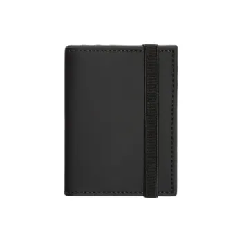 ZARA PU Polyurethane Card Holder Men's Black