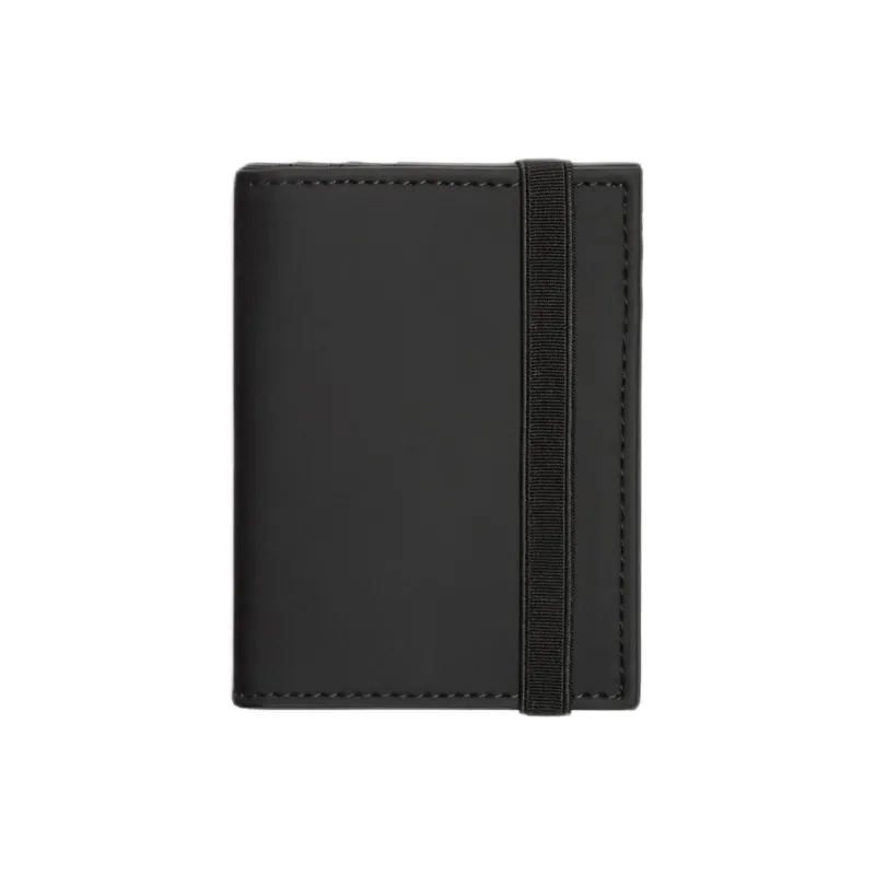 ZARA PU Polyurethane Card Holder Men's Black-0