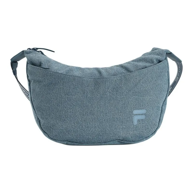FILA FUSION Fabric Shoulder Bag, Crossbody Bag Extra Small Unisex Denim Blue-0