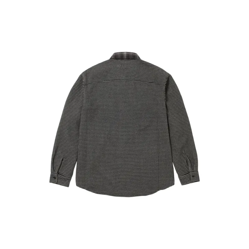 Supreme Houndstooth Plaid Flannel Shirt-3