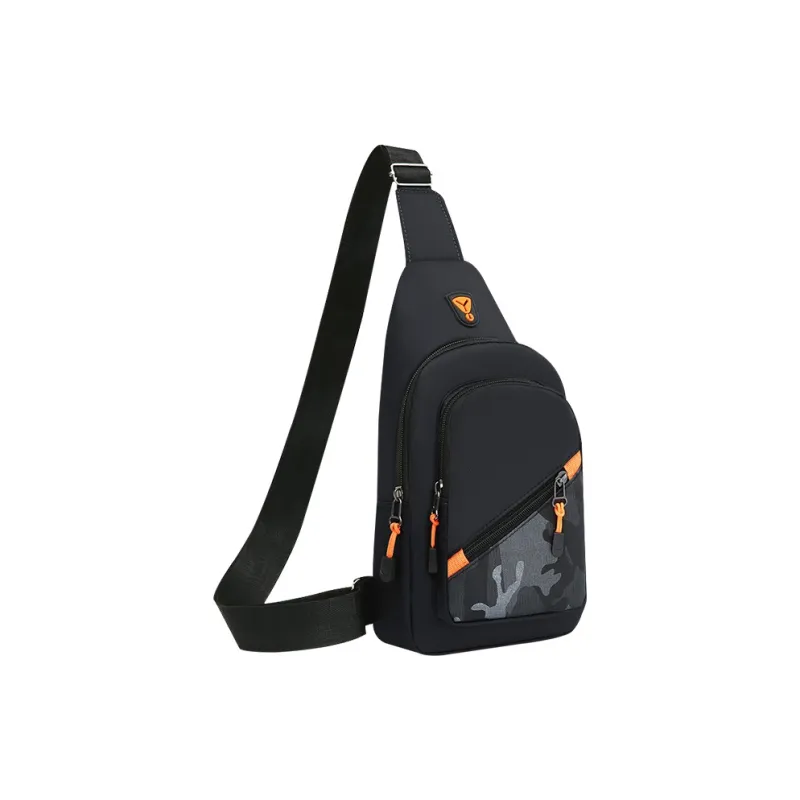 Aini Rabbit Nylon Sling Bag Unisex Gray/Black/Blue-3