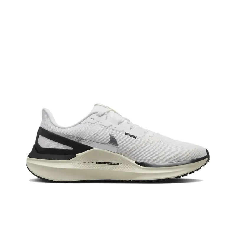 Nike Air Zoom Structure 25 White Sail Black Women's-1