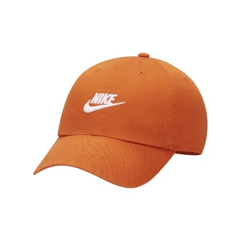 Nike Cotton Baseball Caps Unisex Orange