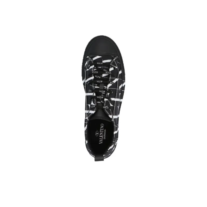 Valentino Giggies Low 'VLTN All Over Print - Black'-3