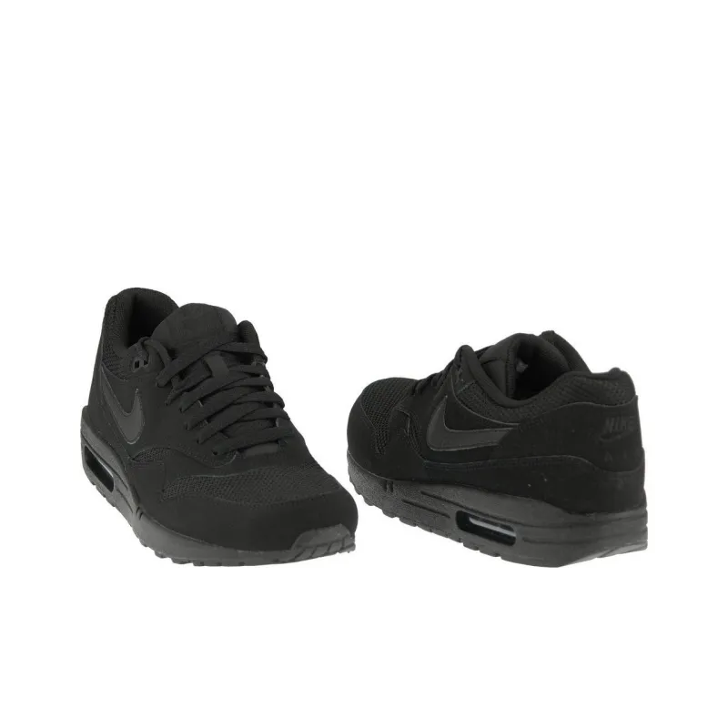 Nike Air Max 1 Durable Breathable Low Top Casual Shoes Unisex Black-3
