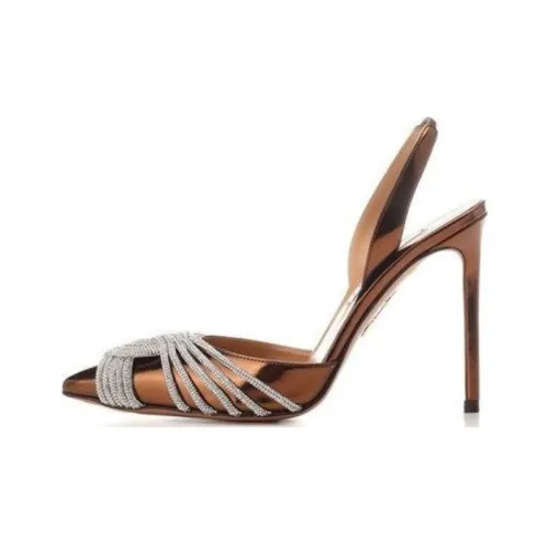 AQUAZZURA Gatsby 105mm Slingback Pumps