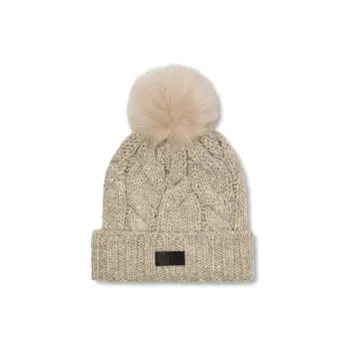 UGG Acrylic Nylon Woolen Saree Beanies Women's Beige