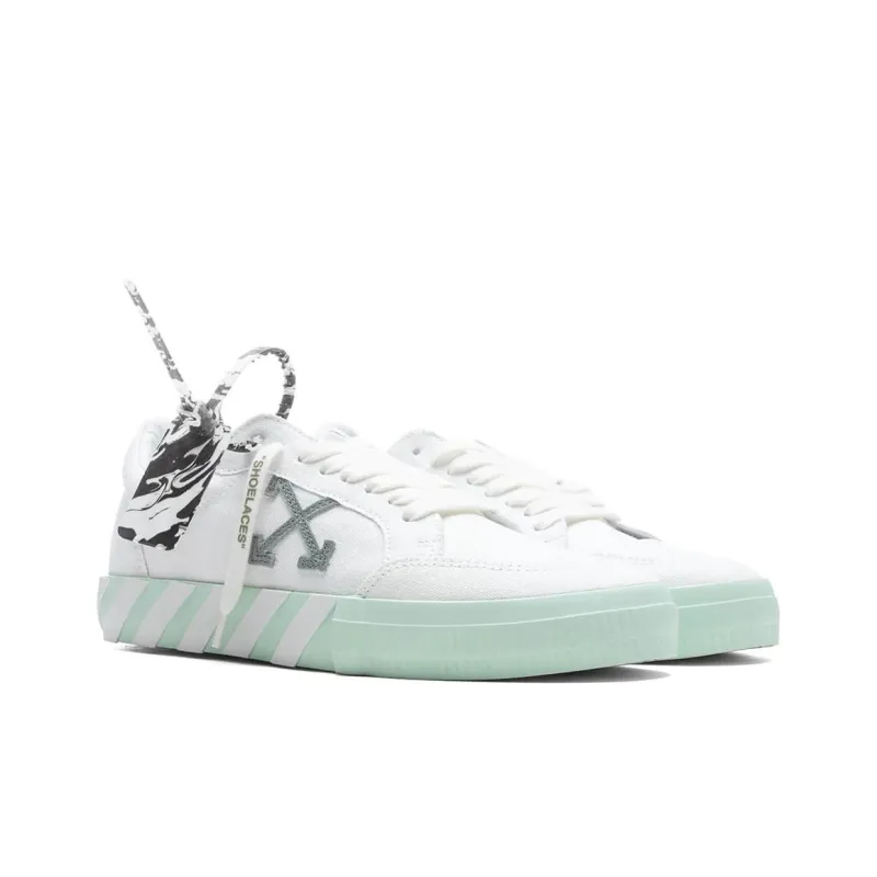 OFF WHITE Vulc Low Eco Canvas White Mint Green-2