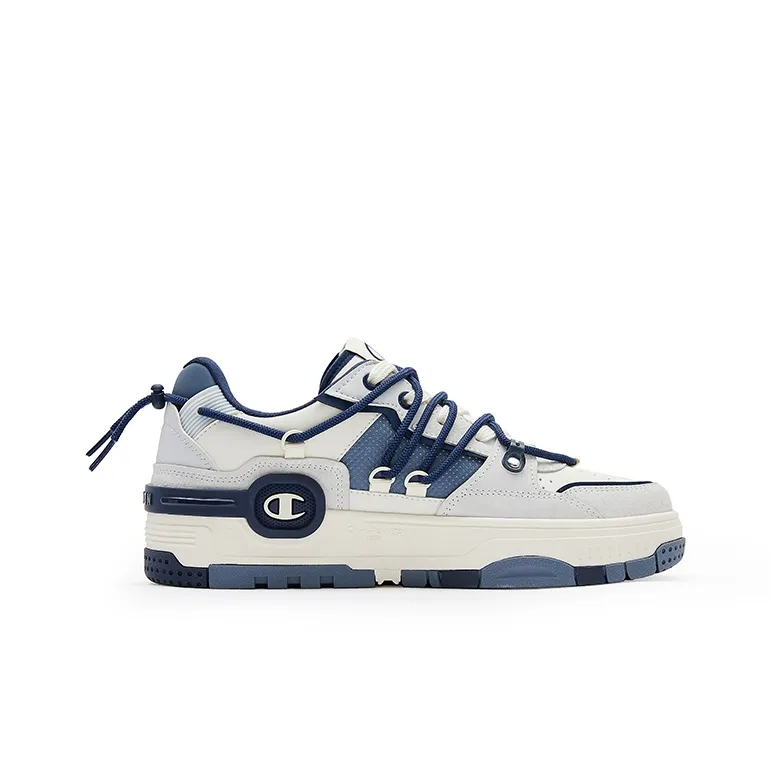 Champion Bumper V1 Headphone Trainer Anti Slip Wear Resistant Low Top Skateboard Shoes Men's Gray-1