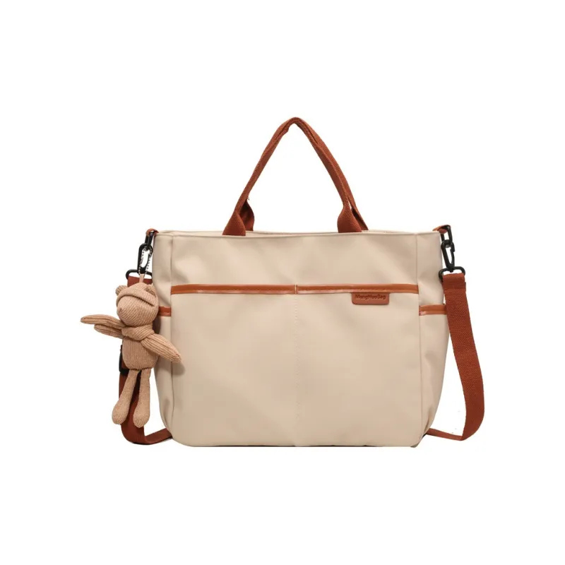 Duoluplo Doron Paul Oxford One Shoulder Handbag Women's Black/Ecru/Coffee/Khaki-9
