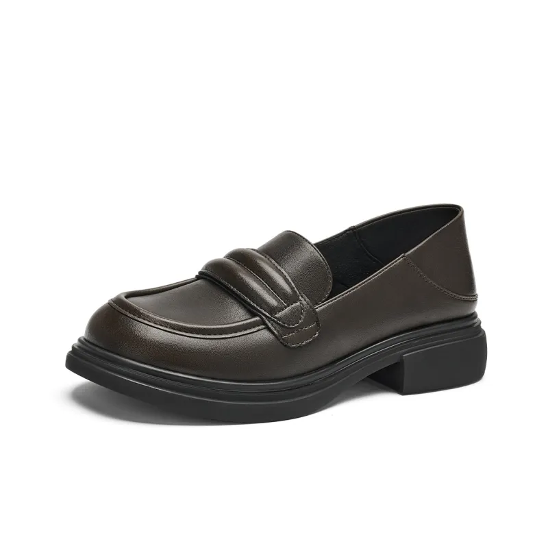 GEMEIQ Loafers Women's Black/Ecru/Burgundy-4
