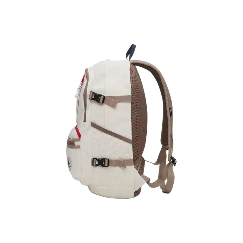 Converse Straight Edge Polyester Backpack Regular Unisex Milk White-1